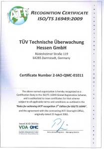 TUV HESSEN - prin partener SYSCERT - Certificari si instruiri in sisteme de management